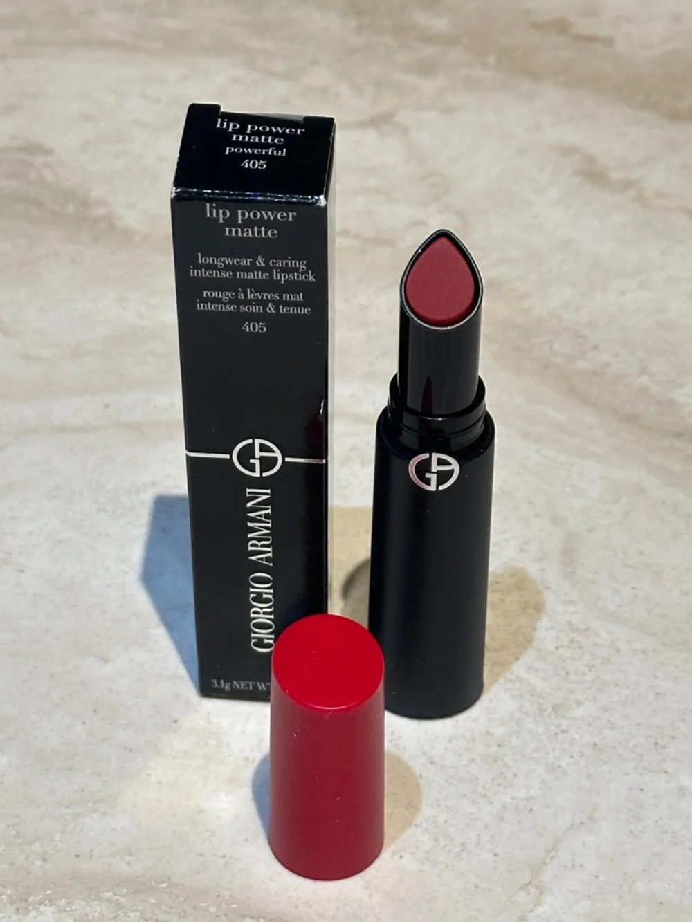 Giorgio Armani ARMANI beauty Lip Power Matte Lasting Lipstick - 405 Powerful